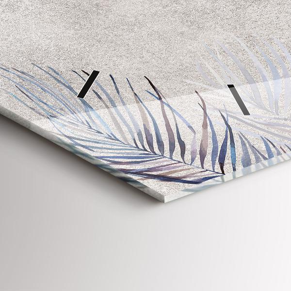 Horloge murale horizontale Palme