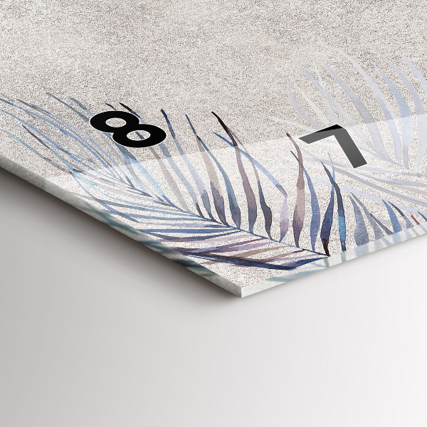 Horloge murale horizontale Palme