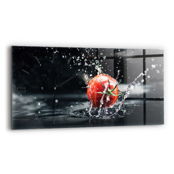 Horloge murale horizontale Tomate