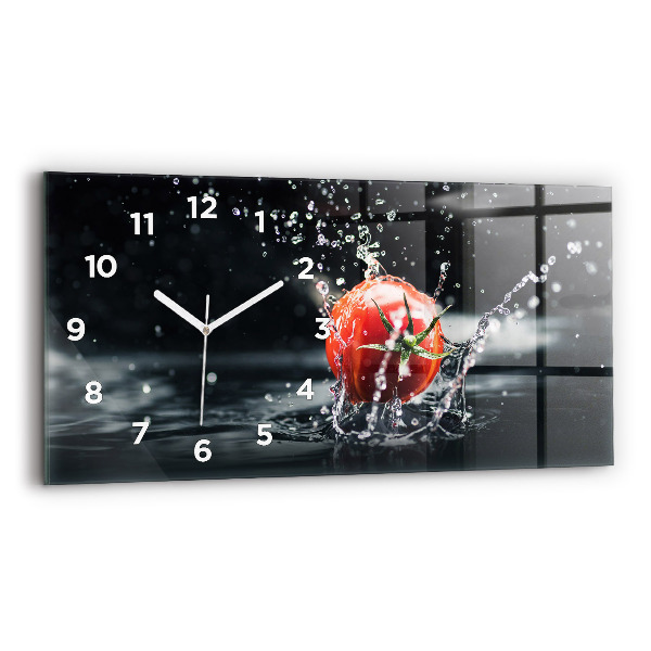 Horloge murale horizontale Tomate