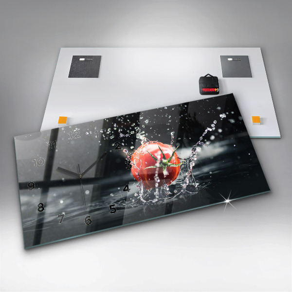 Horloge murale horizontale Tomate