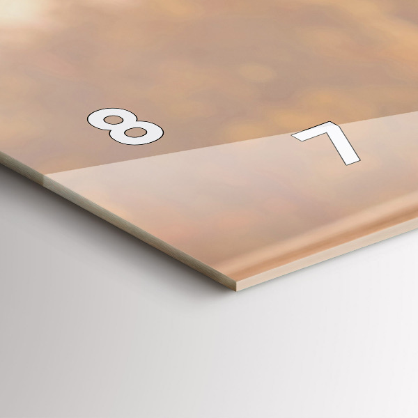 Horloge murale horizontale Bouteilles de vin