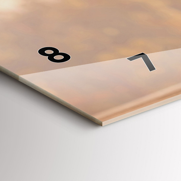 Horloge murale horizontale Bouteilles de vin