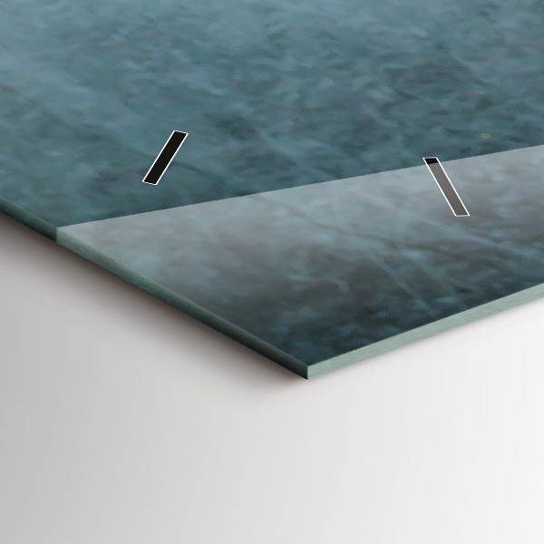 Horloge murale horizontale Une tasse de café