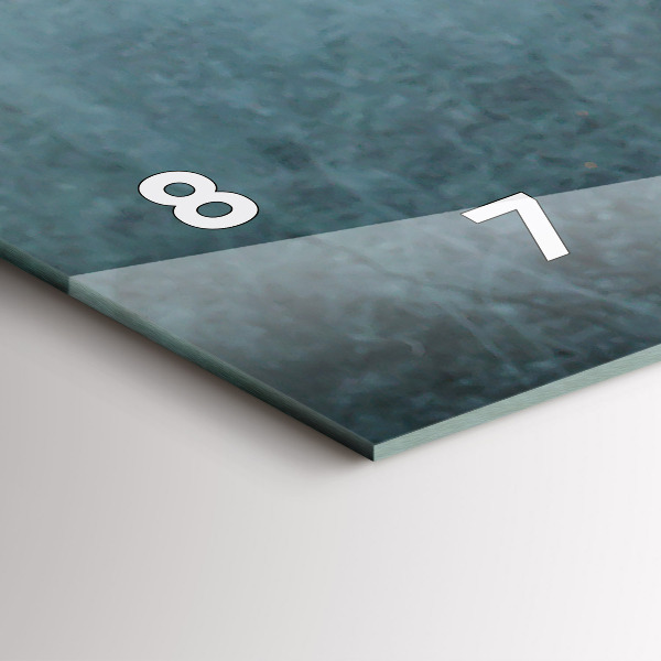 Horloge murale horizontale Une tasse de café