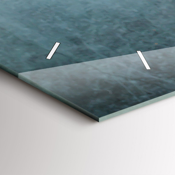 Horloge murale horizontale Une tasse de café