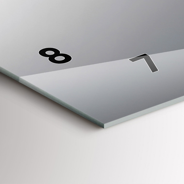 Horloge murale horizontale Un verre de vin rouge