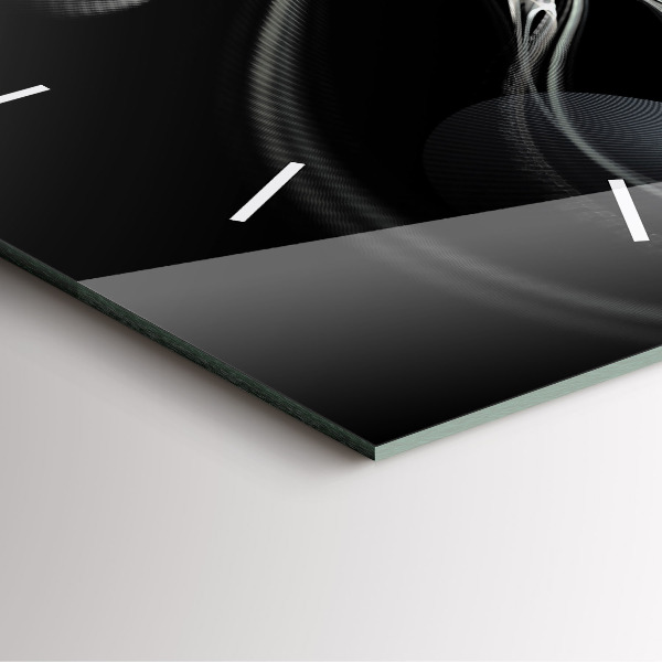 Horloge murale carrée Fumée abstraite