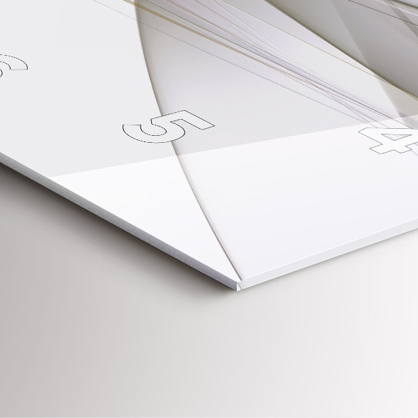 Horloge murale carrée Abstraction lumineuse