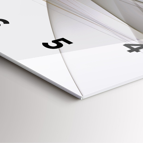 Horloge murale carrée Abstraction lumineuse