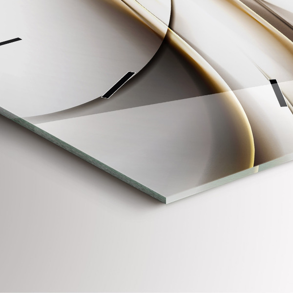 Horloge murale carrée Lignes abstraites