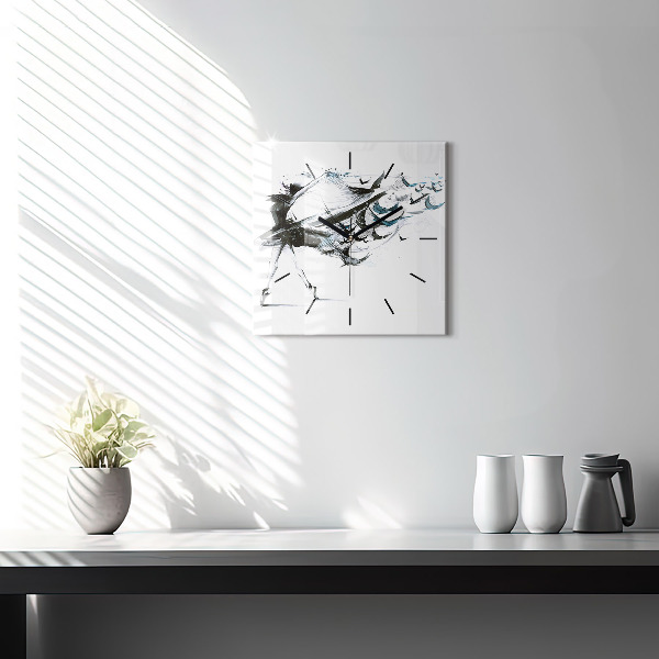 Horloge murale carrée Femme dansant le ballet