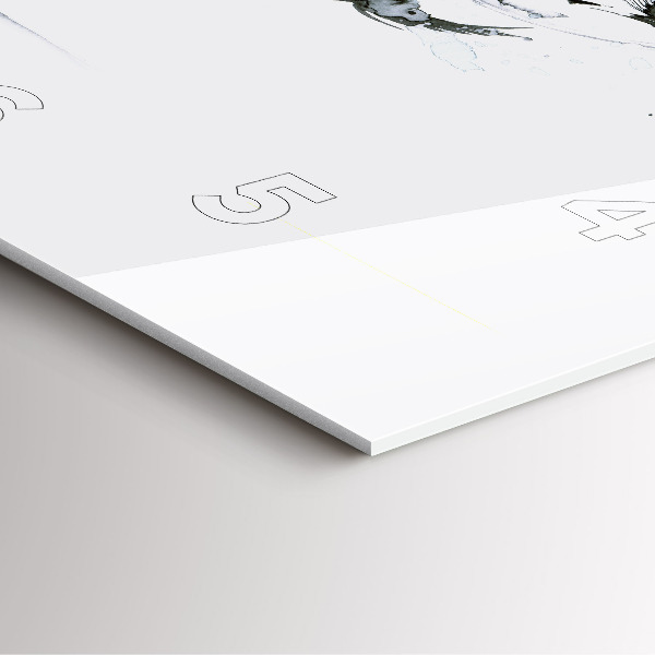 Horloge murale carrée Femme dansant le ballet