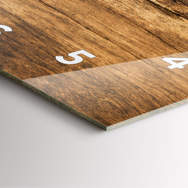 Horloge murale carrée 'Cuillères d''épices'