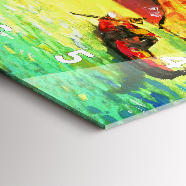 Horloge carrée en verre Pont du Rialto à Venise