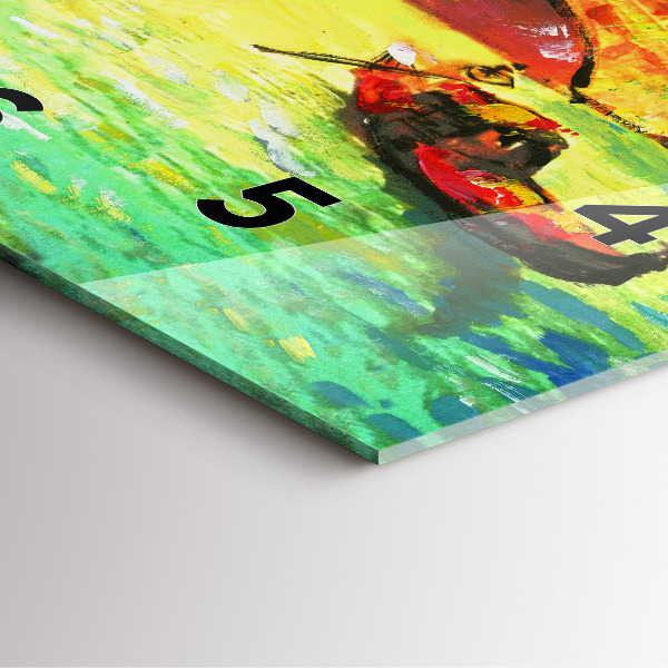 Horloge carrée en verre Pont du Rialto à Venise