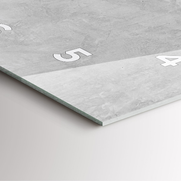 Horloge murale carrée Mur de pierre