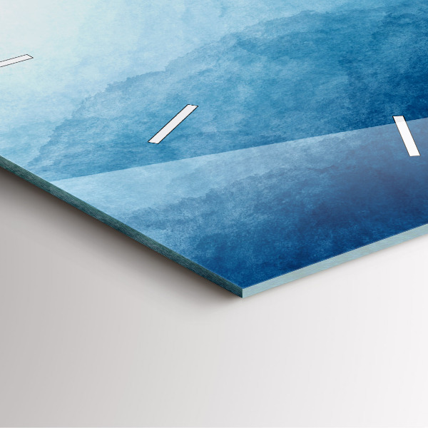 Pendule carrée en verre Eau de captage