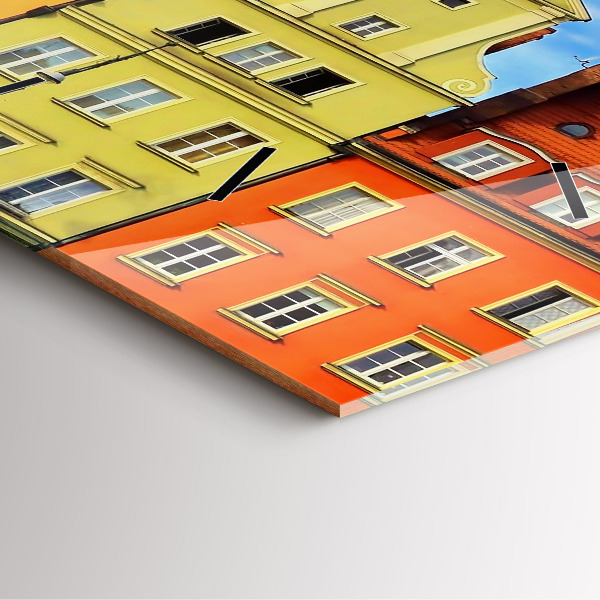 Horloge murale carrée Wroclaw - Vieille ville