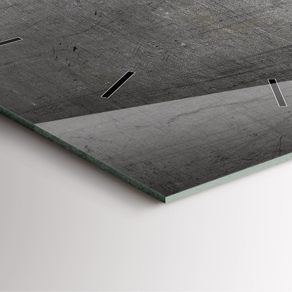 Horloge carrée en verre Mur métallique