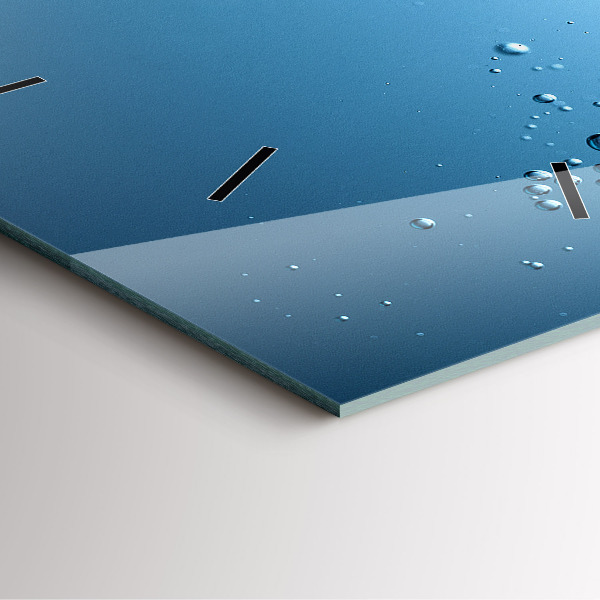 Horloge murale carrée Vue sous-marine