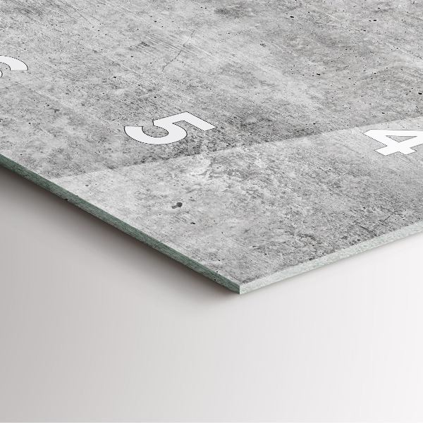 Horloge murale carrée Mur brut