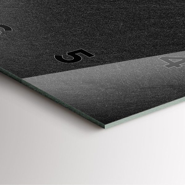 Horloge murale carrée Roche sombre