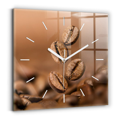 Horloge murale carrée Couleurs abstraites