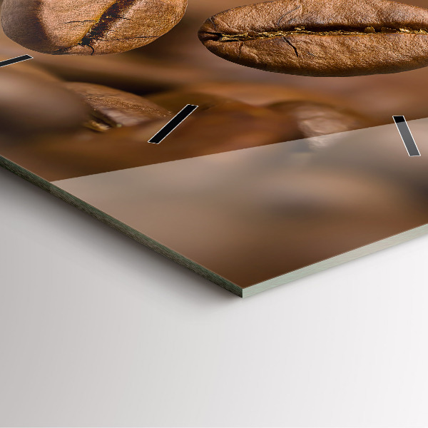 Horloge murale carrée Couleurs abstraites