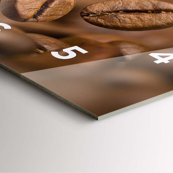 Horloge murale carrée Couleurs abstraites