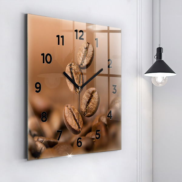 Horloge murale carrée Couleurs abstraites