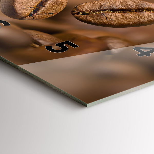 Horloge murale carrée Couleurs abstraites