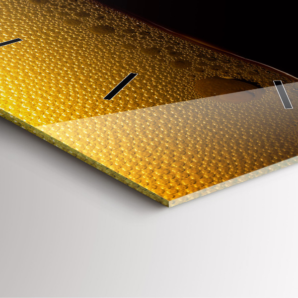 Horloge murale carrée 'du jus d''orange'