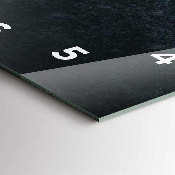 Horloge murale carrée Café en grains