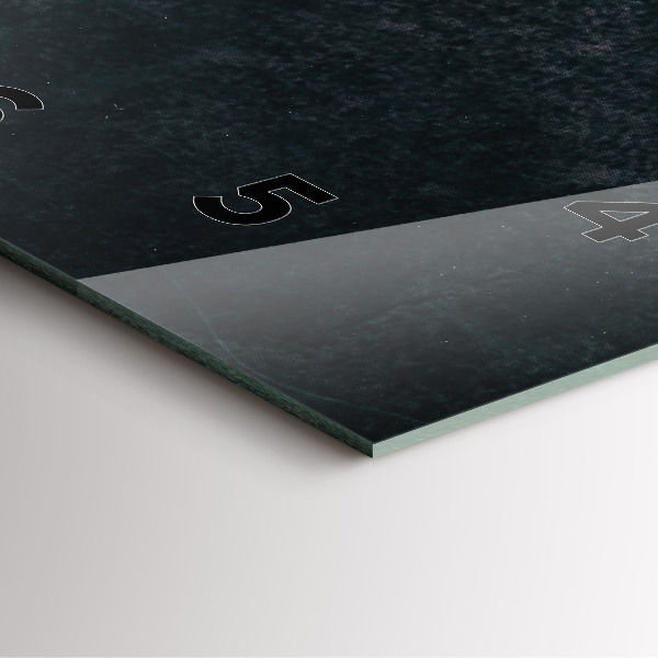 Horloge murale carrée Café en grains