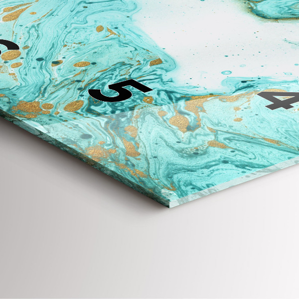 Horloge murale carrée Texture de marbre