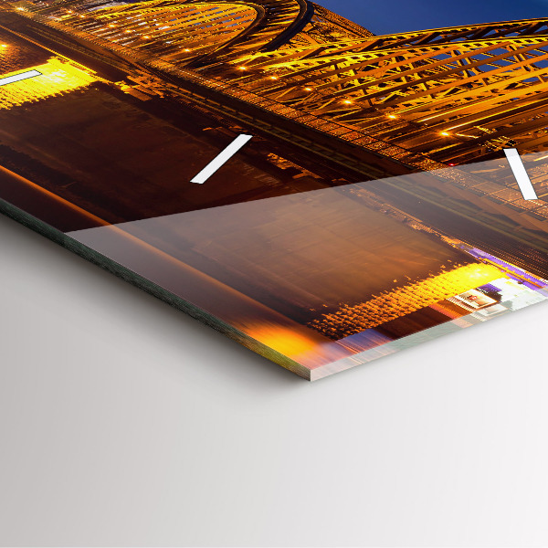 Horloge murale carrée Pont en Allemagne