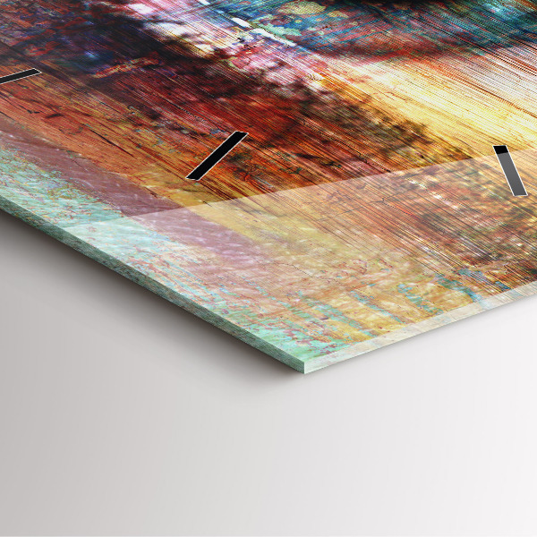 Horloge murale carrée Street Art Eye