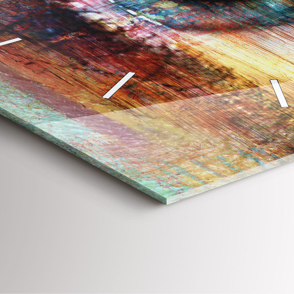 Horloge murale carrée Street Art Eye