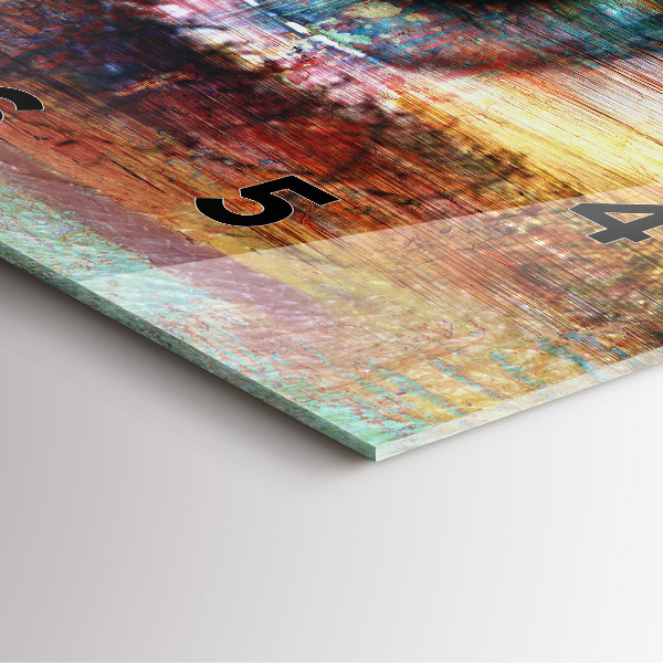 Horloge murale carrée Street Art Eye