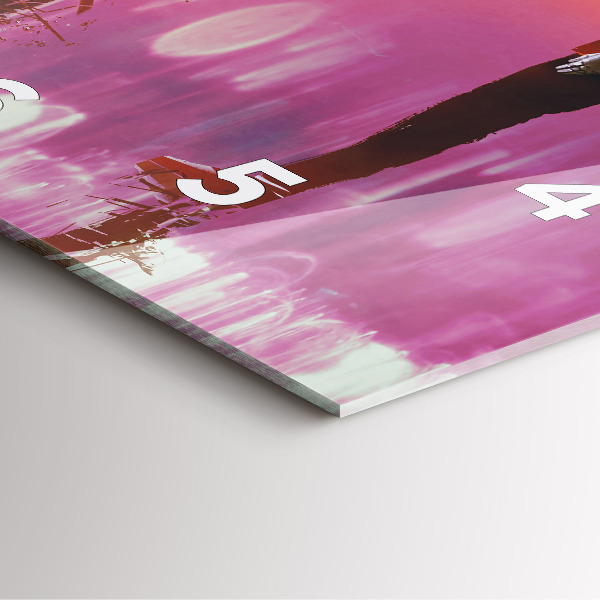 Horloge carrée en verre Cyberespace