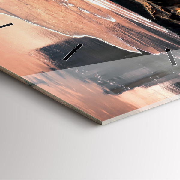 Horloge murale carrée Côte de Sherman