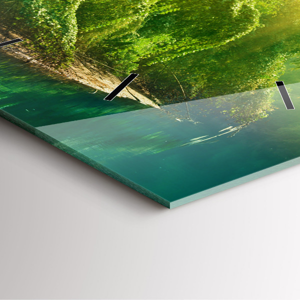 Horloge murale carrée Nature paisible