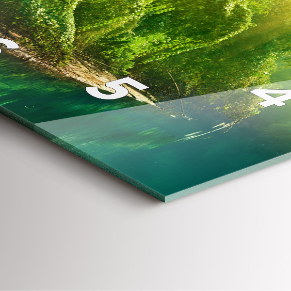 Horloge murale carrée Nature paisible