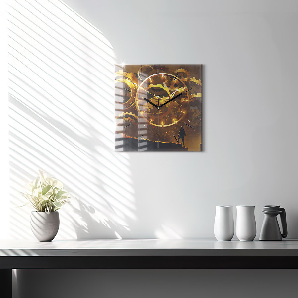 Horloge carrée en verre Temps – Mécanisme