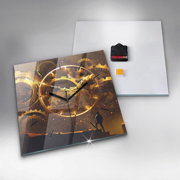 Horloge carrée en verre Temps – Mécanisme