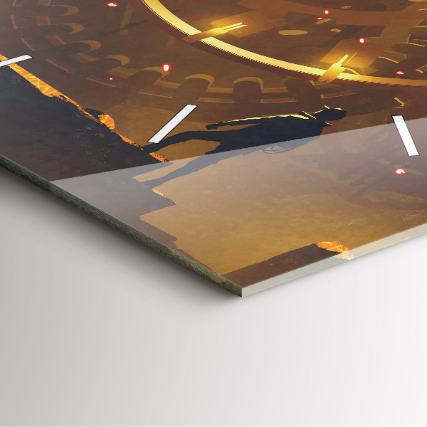 Horloge carrée en verre Temps – Mécanisme