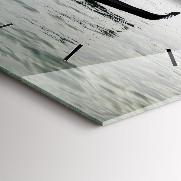 Horloge murale carrée Gondole à Venise