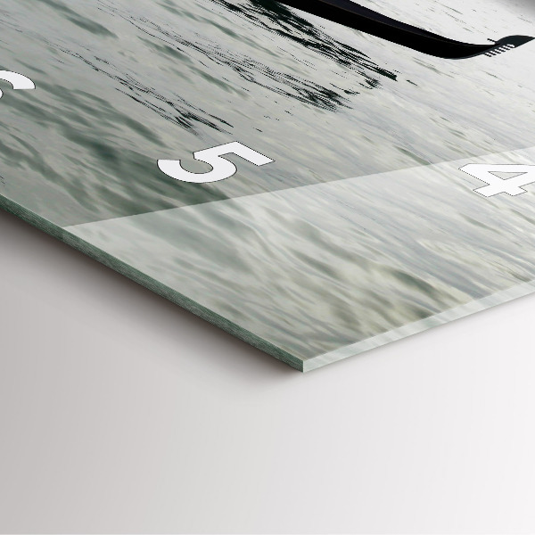 Horloge murale carrée Gondole à Venise