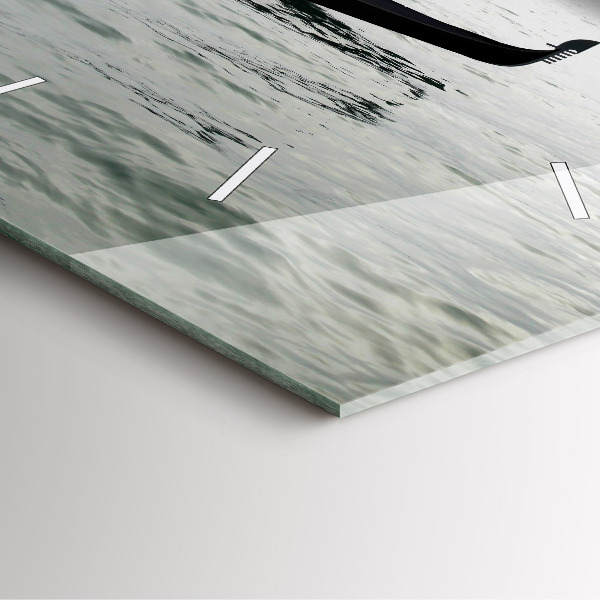 Horloge murale carrée Gondole à Venise